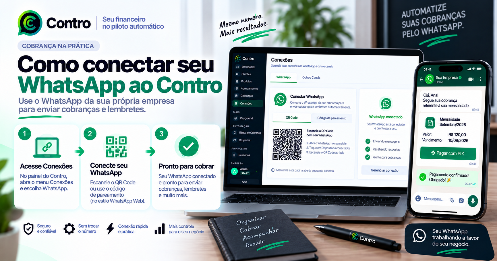 Como conectar seu WhatsApp ao Contro